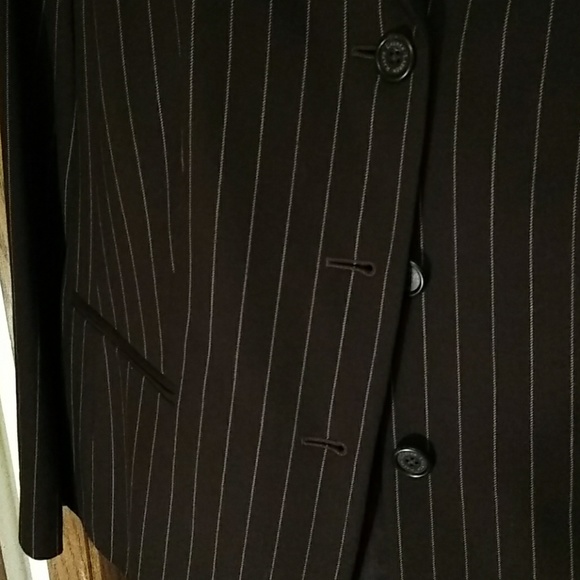 Ralph Lauren brown pinstripe blazer 16W - Picture 3 of 6